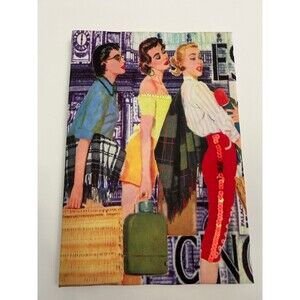 Vintage Women Travel Photo Album